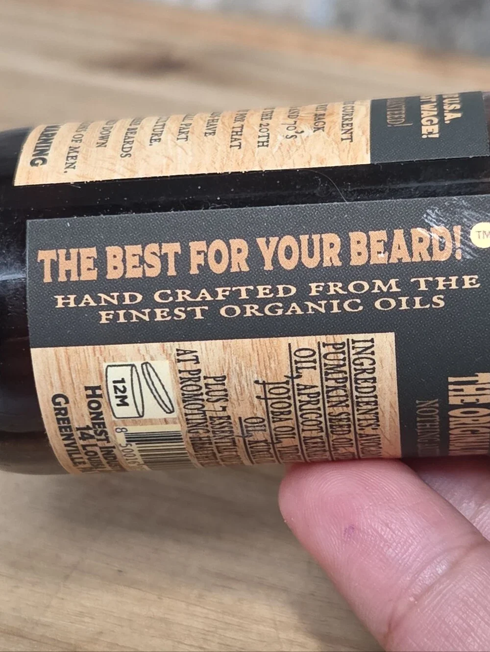 2oz Honest Amish Classic Beard Oil Men’s Natural Beard Conditioning Treatment